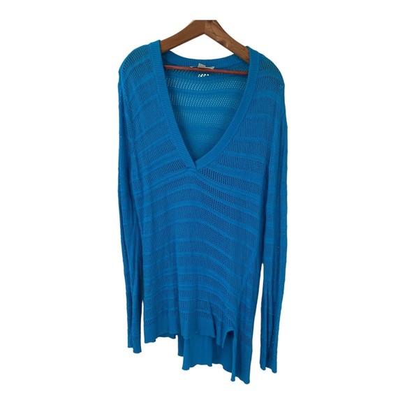 Michael Kors Sweaters - Michael Kors XL Tunic Sweater Blue Long Sleeve